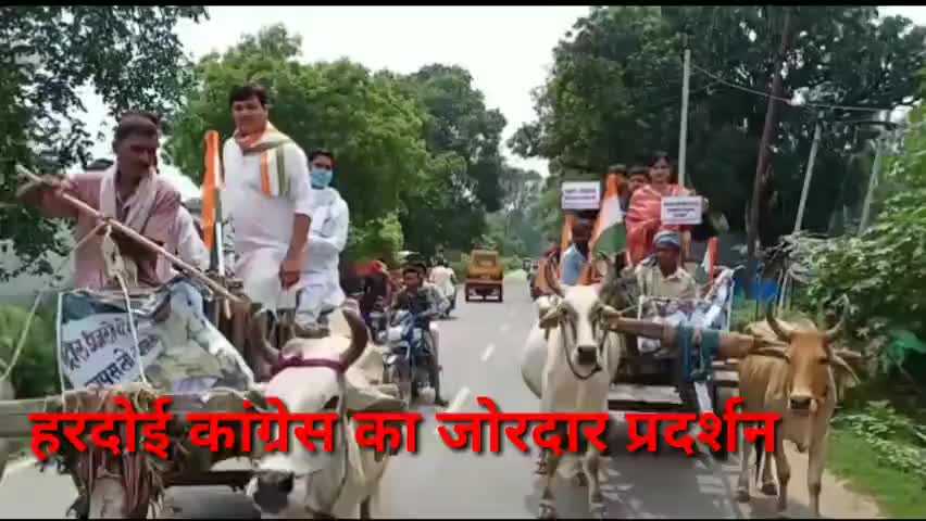 #congresshardoi #upcc हरदोई कांग्रेस अध्यक्ष आशीष सिंह का ज़ोरदार प्रदर्शन बैलगाड़ी से पहुंचे बावन ब्लॉक
#मंहगाई