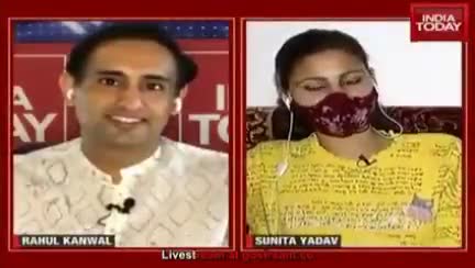 #Sunita yadav, को देखिऐ #India Today पर खाश बातचीत ।