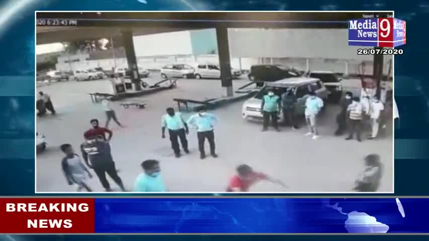 गाज़ियाबाद: #media9 news# ghaziabad# गाजियाबाद मे भाजपा नेताओ ने सीएनजी पम्प पर की मारपीट