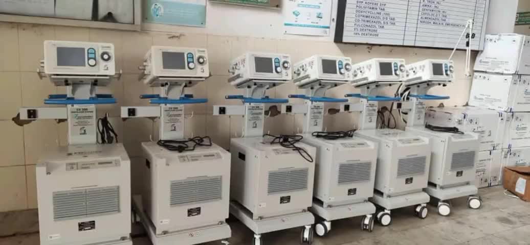 गढ़वा: गढ़वा सदर अस्पताल को स्वास्थ्य विभाग की ओर से मिले दस वेंटिलेटर मशीन, कोरोना संक्रमित मरीजों को मिलेगी राहत #वेंटिलेटर