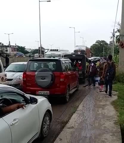 गोपालगंज: लगातार दूसरा दिन भी एनएच 28 जाम#अनलॉक_3