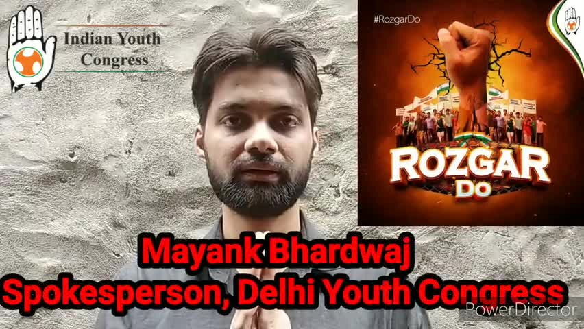 युवाओं को भाषण नहीं रोजगार चाहिए।

#RozgarDo #IYCFoundationDay