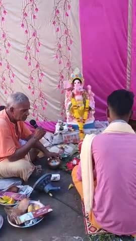 पोटका: Potka:- Nischintpur Gram mein Boys Club dwara Ganesh puja ka Aayojan🙏 #potka #eastsinghbhum #potka