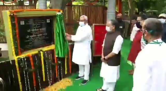 बिहार के मुख्यमंत्री श्री नीतीश कुमार जी ने किया उद्घाटन ﻿#jdu4india 
﻿#teamgauravbunty ﻿#sohanjhajdu 
#gauravbunty