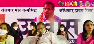 रायपुर: #Amit_jogi ने अपने भूख हड़ताल के दूसरे दिन किया बड़ा ऐलान,,,,,#CGYUVAkRANTI2020