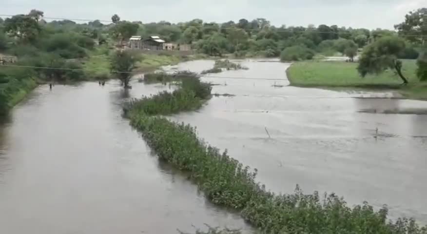 खेरागढ़: इरादतनगर क्षेत्र में खारी नदी का जल स्तर हुआ तेज, किसान हैं भयभीत #जलस्तर