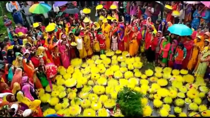 रुद्रप्रयाग: त्रिजुगीनारायण में मनाया गया पौराणिक हरियाली मेला #त्रिजुगीनारायण #भगवान_विष्णु