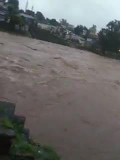 जमई: Damua - कन्हान नदी पूरे उफान पर #baarish #Chhindwara #jamai #coronavirus #damua