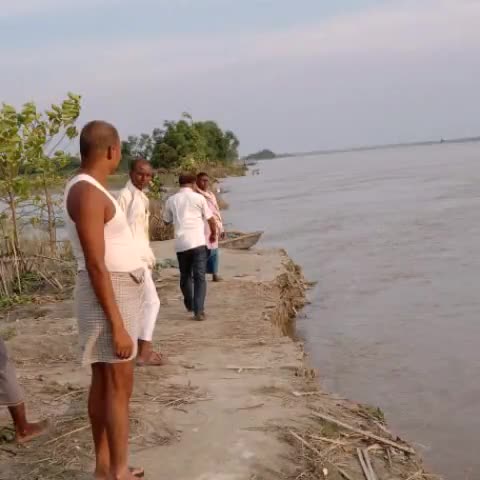 नवगछिया: कदवा दियारा पंचायत में कोसी का कटाव हुआ तेज़, ग्रामीण हो रहे हैं भयभीत #कटाव