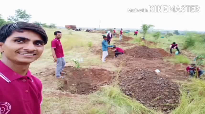बड़ौद: युवा संसद टीम मंडल बड़ौद ने पर्यावरण बचाने के लिए जंगल में लगाए 500 पौधे #पौधरोपण