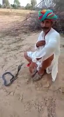 #कोबरा के साथ खेलता भक्त।
यह क्या है #आस्था #अंधविश्वास या फिर
#हाथ_की_सफ़ाई।