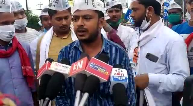 बहादुरपुर: आम आदमी पार्टी के नेता से बात चित#aam_aadami_party #bahadurpur Darbhanga