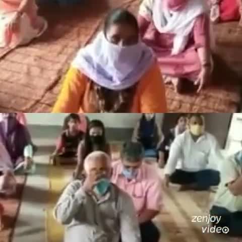 अरवल:करपी प्रखंड के रा.मध्य विद्यालय किंजर में फिट इंडिया के तहत योगाभ्यास कार्यक्रम,सभी शिक्षक शिक्षिका हुए शामिल#योगा