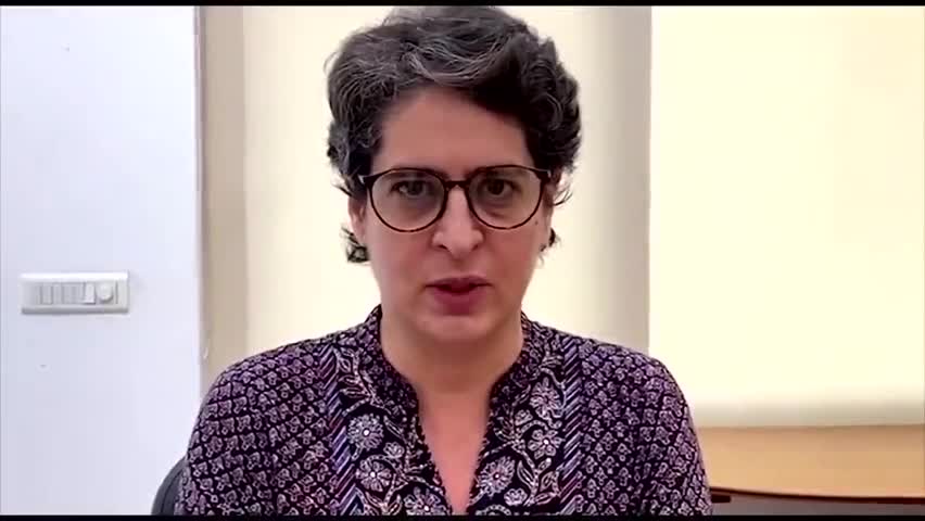 smt. #priyankagandhi on #hathras rape case #hathrashorrorshocksindia #justiceformanishavalmiki #yogiresignnow #iyc