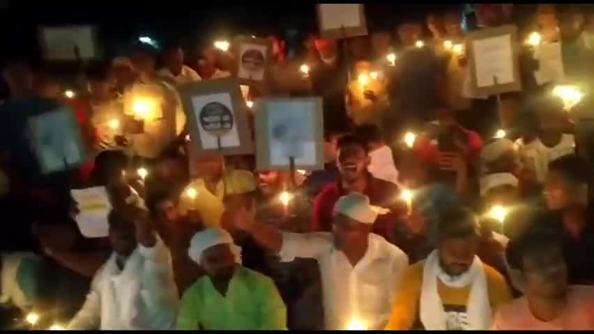 ज़मानिया: हाथरस गैंगरेप कांड में मृत पीड़िता के परिवार को न्याय दिलाने के लिए नगसर में युवाओं ने निकाला कैंडल मार्च #हाथरस_कांड