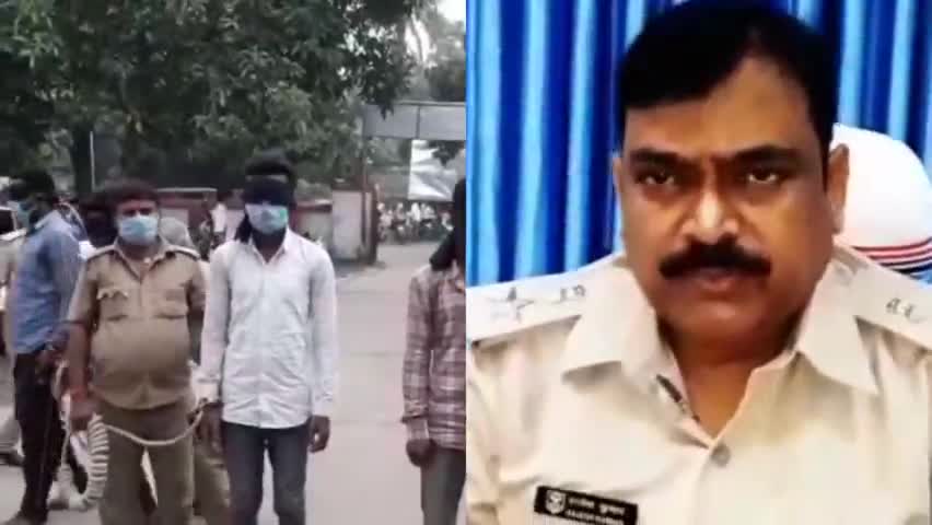 #मुज़फ़्फ़रपुर जिला के पानापुर ओपी का मामला #एटीएम फ्रॉड के 5 अपराधियों को #पुलिस ने कई सामानों और आर्म्स के साथ दबोचा