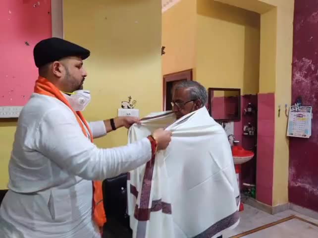 जशपुर: जशपुर में BJP प्रदेश मंत्री प्रबल प्रताप सिंह जूदेव ने जनसंघ के बुजुर्गों को किया सम्मानित #bjp #जनसंघ