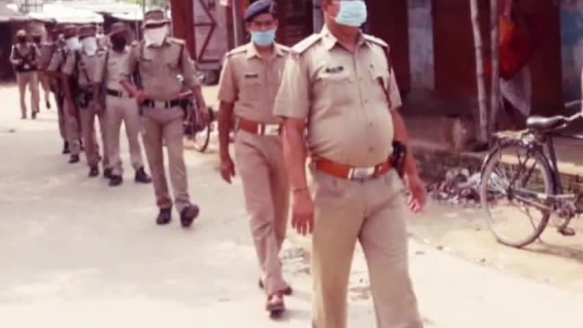 जाले: जाले में चुनाव को लेकर पहुंची RPF की एक कंपनी, जवानों ने किया फ्लैग मार्च #flagmarch