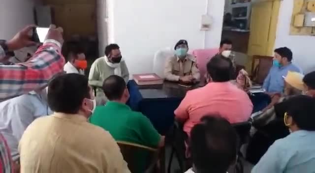 meeting at कोतवाली, preparation of upcoming festivals रामलीला दुर्गापूजा and दशहरा #meerutpolice
