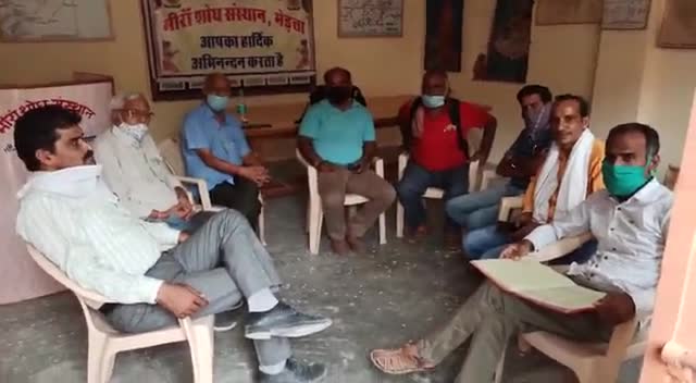 मेड़ता: #मेडता सिटी:-प्रेस क्लब मेडता की मीटिंग का आयोजन मीरा स्मारक मैं,