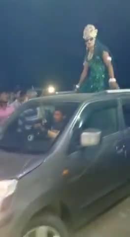 गुन्नौर: Ravan ki bhen Sarupnkha ki entriy #Ramlila Kameti Bhakroli sambhal