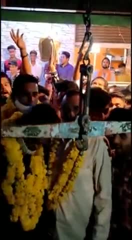 लाडपुरा: #नगर_निगम_चुनाव में कांग्रेस प्रत्याशियों के कार्यालय के उद्घाटन की श्रंखला में आबिद कागजी ने /