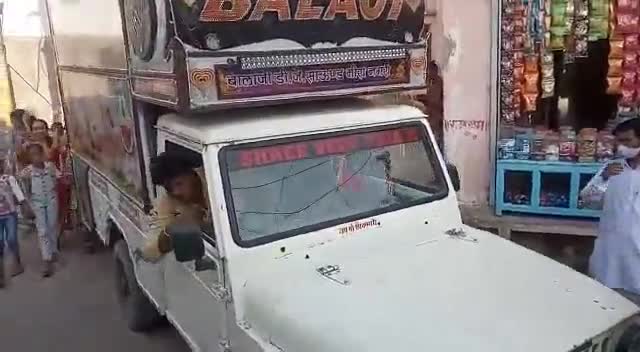 मेड़ता: #मेडता सिटी:--नवरात्रा के समापन पर शोभायात्रा निकाली गई,कोरोनो महामारी आफदा  को  जल्द  खत्म कि कामना