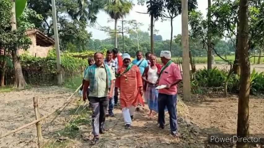 बेलसंड: बेलसंड विधानसभा क्षेत्र से जदयू प्रत्याशी सुनीता सिंह चौहान के पति राणा रणधीर सिंह चौहान चलाया जनसंपर्क अभियान#बेलसंड मे