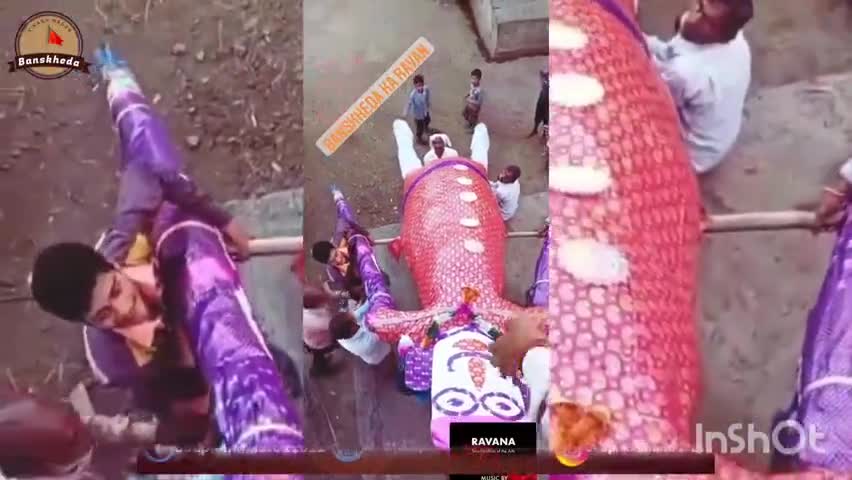 खुजनेर: नगर में बनाया गया51 फुट का रावण 
covid19 को ध्यान में रखकर होंगे कार्यक्रम
#ravan 
#banskheda3batti