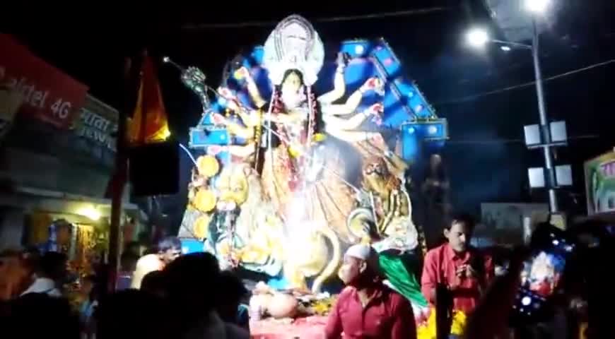 जाले: जाले के जालेश्वरीस्थान से शुरू हुई माता दुर्गा की विसर्जन यात्रा, विसर्जन यात्रा में लगता है कई घंटे का समय #दुर्गा_पूजा