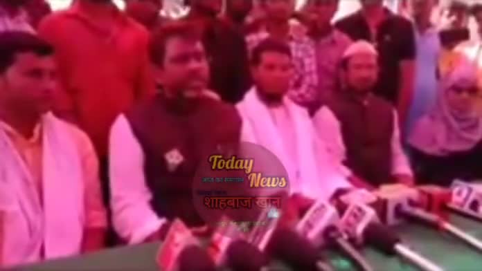 अमौर: #Aimim #बिहार के #प्रदेश अध्यक्ष एवं #Amour #विधानसभा प्रत्याशी जनाब #अख्तरुल_इमान साहेब प्रेस कॉन्फ्रेंस #Purina#Bihar