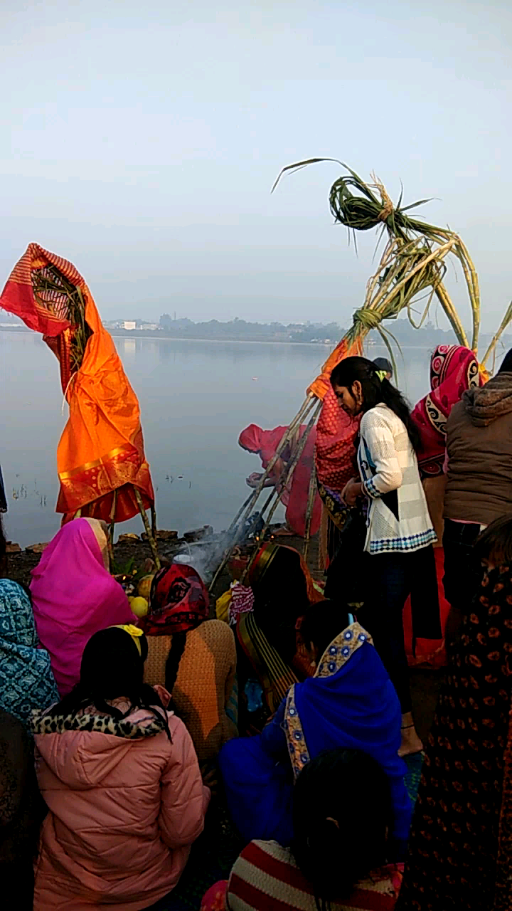 गोपद बनास: "Bahut hi Sundar tarike se #sampann huyi #chhath#pooja #sidhi