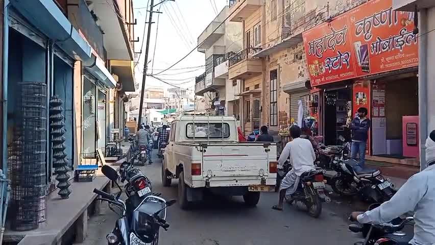 मेड़ता: #लोकडाउन की अफवाहों के चलते बाजारों में आई तेजी