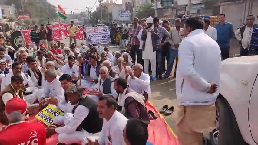 लोहारू: #बहल में किसान समर्थन में SKS ने भी समर्थन किया