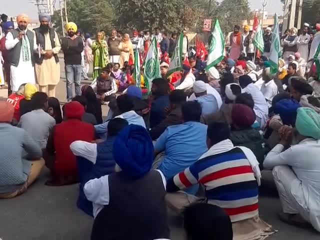 डबवाली: डबवाली में बंद का वयापक असर किसानों ने किया चका जाम #bharatband