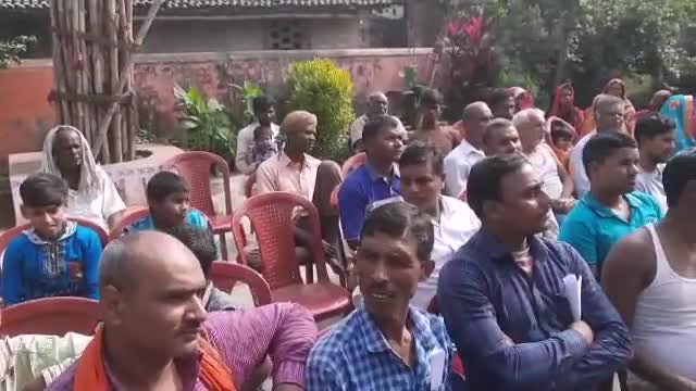 नारायणपुर प्रखंड के शाहपुर गांव में किसान #चौपाल लगा।