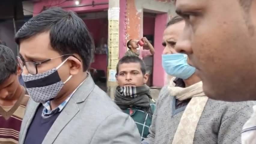 पकरीबरावां: एडीएम ने धमौल में की नल-जल योजना की जांच, पायी अनियमितता #नल_जल_योजना
