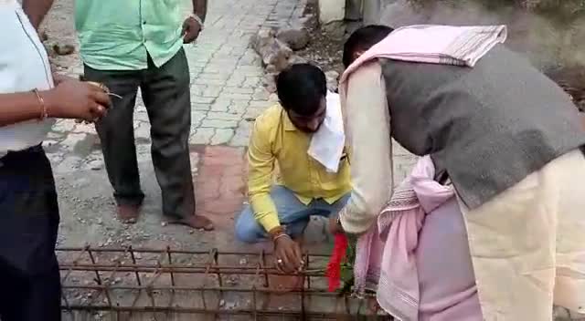 सेगांव: #pablic_aap खेड़ापति हनुमान मंदिर जीर्णोद्धार की रखी गई नीव