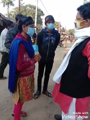 #नाला_विधानसभा अंर्तगत गेरीया बाजार में ५०० से ६०० लोगों के बीच फेस मास्क वितरण किया गया है। #bjp4jharkhand