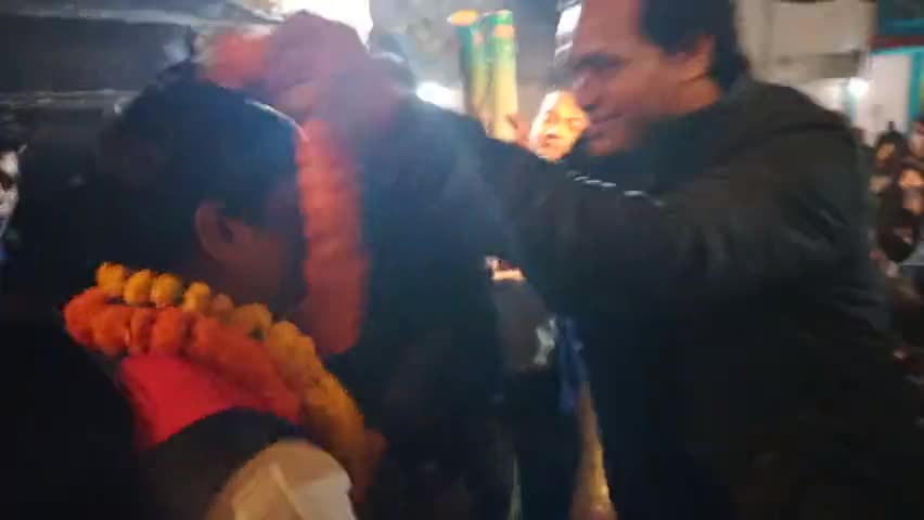 #रांची_में_अंबेडकरवादियों के द्वारा #मखदुमपुर_विधायक_माननीय_सतीश_कुमार जी को #भव्य_स्वागत किया गया!