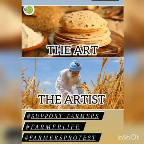 The great artist of my country.
#farmers 
#modiagainstfarmers