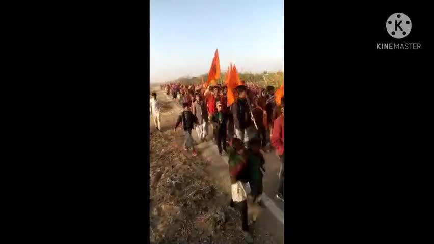 पचपदरा: जैसलमेर श्री राम जन्मभूमि मंदिर निर्माण हेतु #निधि_समर्पण_अभियान तहद निकली गई प्रभात फेरी उमड़ा जनसैलाब
