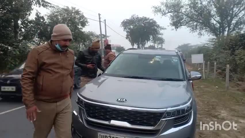 बिलग्राम: मल्लावां कस्बे के आसमानी गेस्ट हाउस के पास तेज रफ्तार कार ने बाइक सवार 2 लोगों को मारी टक्कर#हालत गम्भीर,हरदोई रिफर