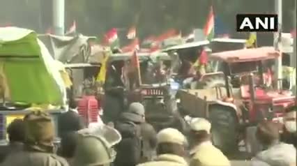 26 जनवरी के दिन खालिस्तानी किसानों का शांतिपूर्ण #ट्रेक्टर_रैली