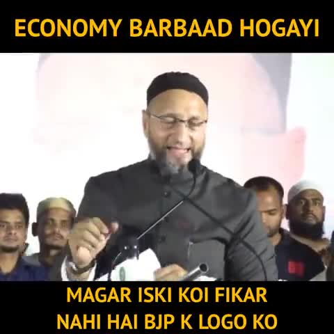 Economy Barbaad Hogayi Magar Iski koi fikar nahi hai BJP k Logo Ko - BR. Asaduddin Owaisi
#aimimpartybihar #aimim