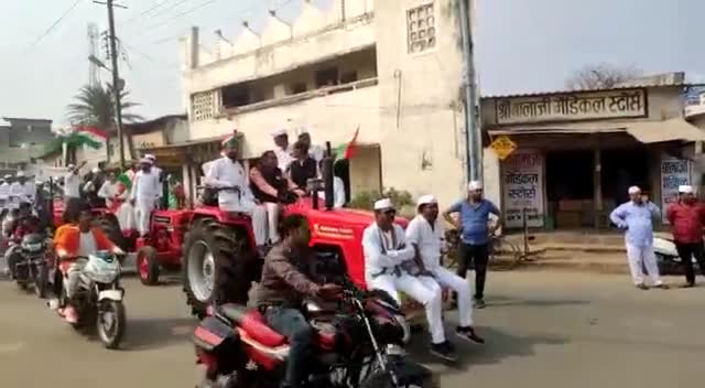 #_ट्रैक्टर_तिरंगा_किसान_यात्रा  कटंगी 
#जयजवानजयकिसान २६:०१:२०२१