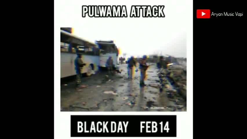 पुलवामा अटैक ब्लैक डे 14 फरबरी
#blackday#14february