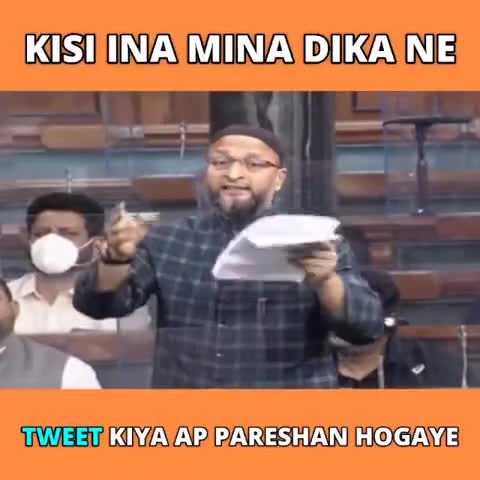 Kisi INA MINA DIKA Ne Tweet kiya Aap Pareshan Ho gaye - Barrister Asaduddin Owaisi
#aimimpartybihar #aimim_national