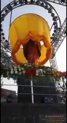जेजुरी में आज #महारानी #अहिल्याबाई #होलकर जी की  12 फीट ऊँची कांस्य प्रतिमा लगी मोहनपाल प्रदेश उपाध्यक्ष
अ०भा०युवा पाल