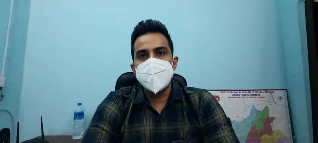 #Jodhpur CMHO अफवाहों पर ध्यान ना देवे, अपनी बारी आने पर #covid_Vaccine अवश्य लगाए:- deputy CMHO Dr. Pritam Singh